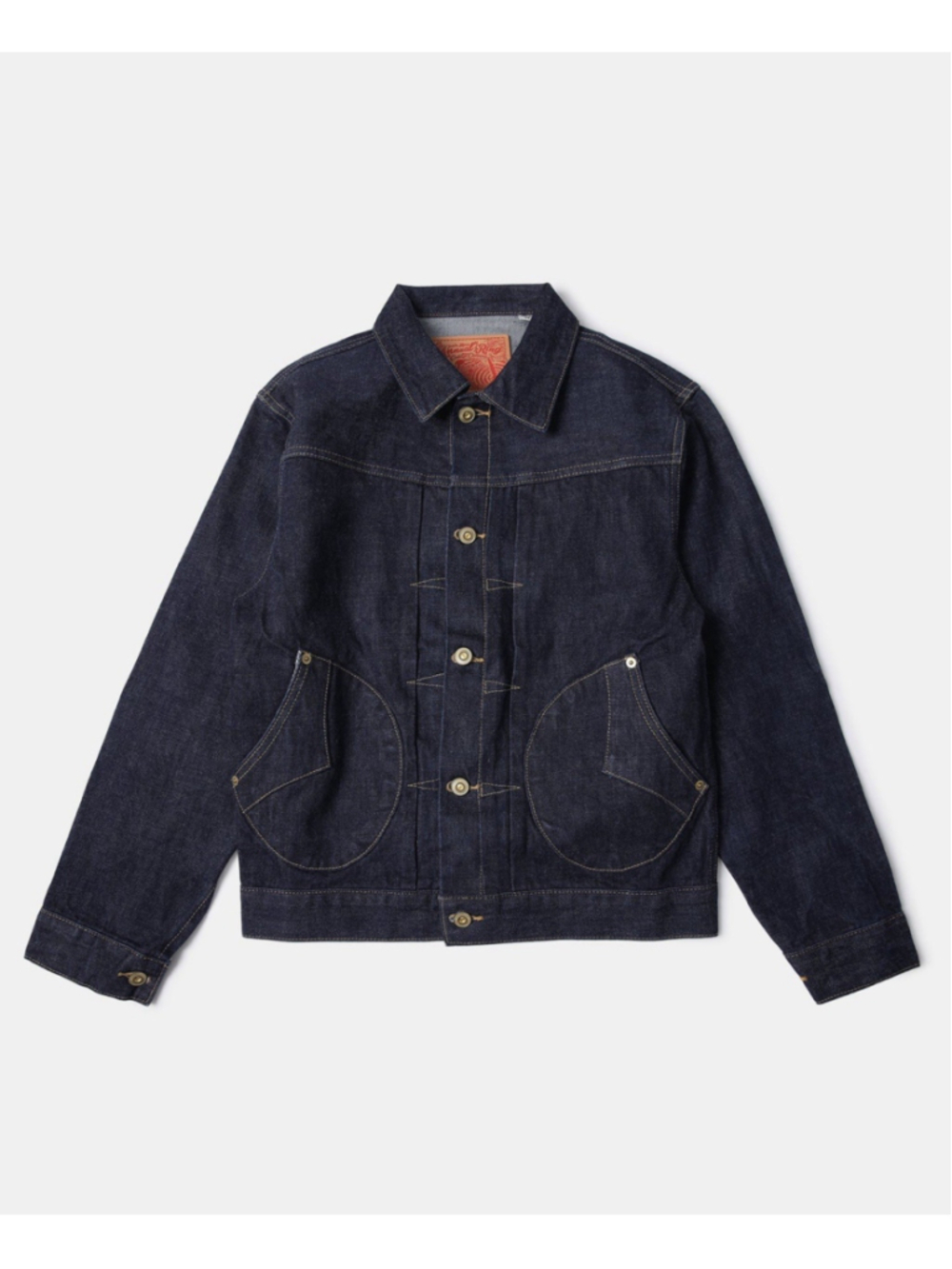 1880 Indigo Dyed 15 oz Selvedge Denim Jacket Annual Ring - Picture 2 of 11